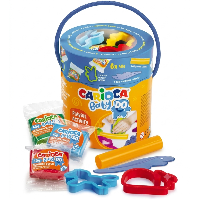 Pack Plastilina Carioca Baby Do 10 Unidades