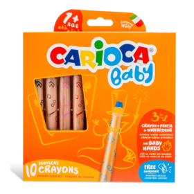 Pack 10 Ceras Carioca Baby 3 en 1