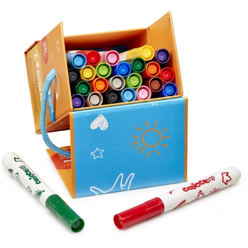 Pack 24 Rotuladores Carioca Baby