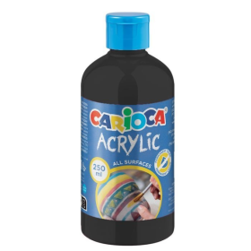 Pintura Acrílica Negra Carioca 250 ml