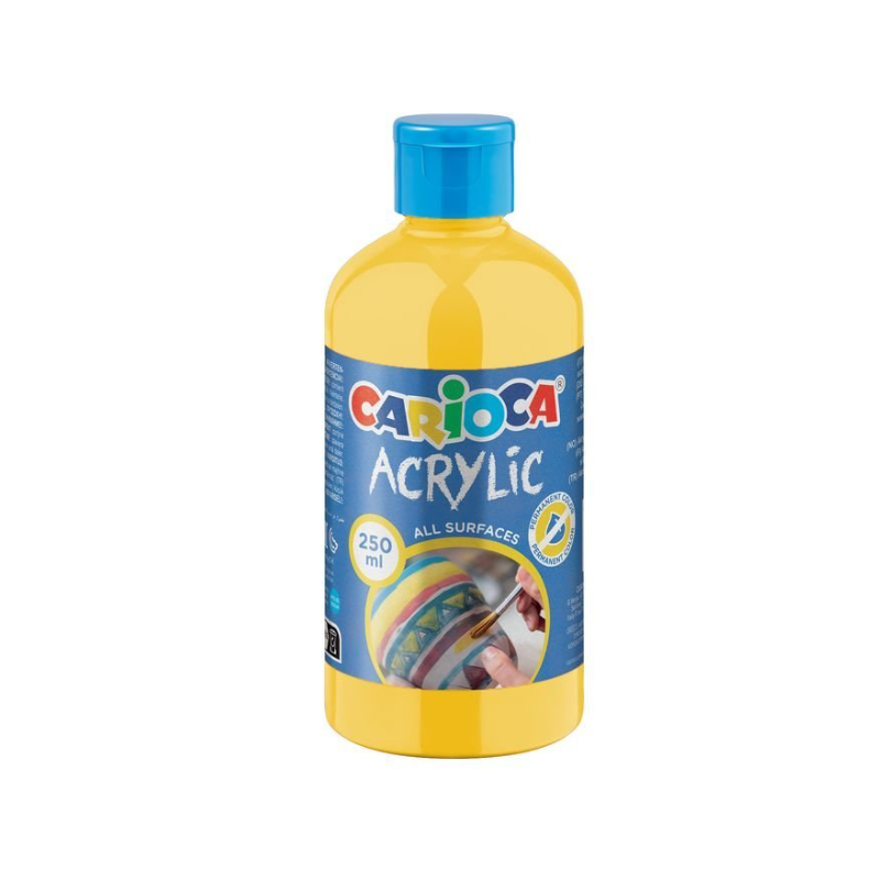 Pintura Acrílica Amarilla Carioca 250 ml