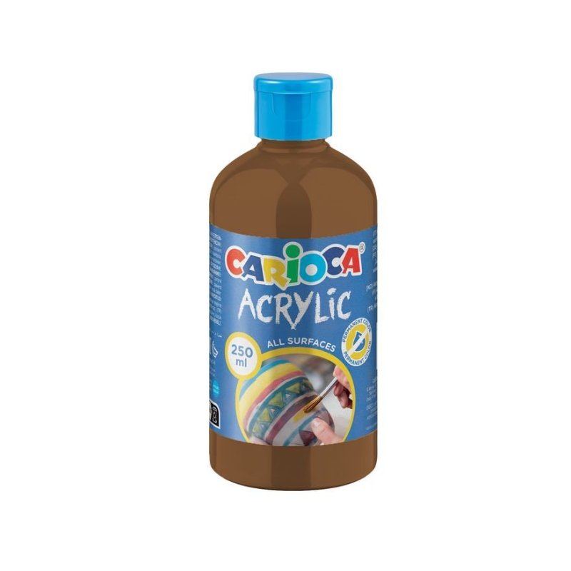 Pintura Acrílica Marrón Carioca 250 ml