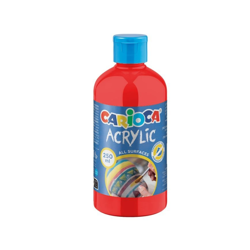 Pintura Acrílica Roja Carioca 250 ml