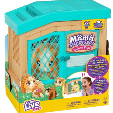 Little Live Pets Mama Sorpresa Conejillo de Indias