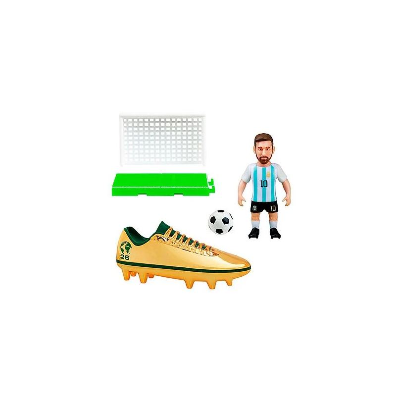 Super Goal Mundial Bota Dorada con Figura Sorpresa