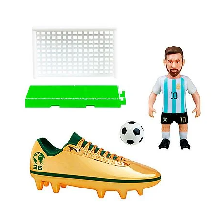 Super Goal Mundial Bota Dorada con Figura Sorpresa