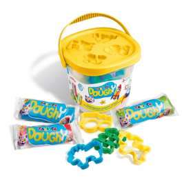 Cubo de Pasta para Modelar Carioca 3 Colores con Accesorios