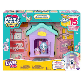 Little Live Pets Mama Surprise Families Casa de Juegos Perros