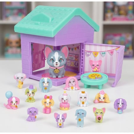 Little Live Pets Mama Surprise Families Casa de Juegos Perros