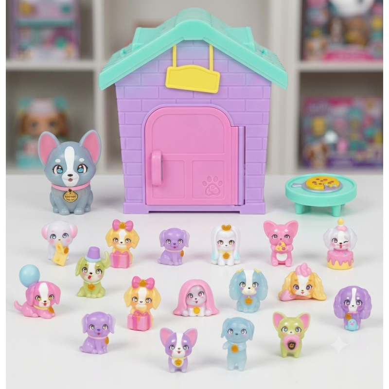 Little Live Pets Mama Surprise Families Casa de Juegos Perros