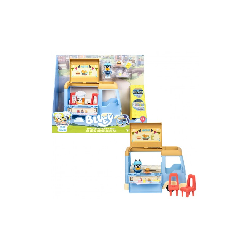 Playset Food Truck Bluey con Figura y Accesorios