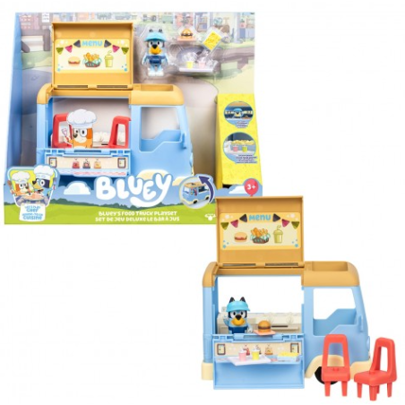 Playset Food Truck Bluey con Figura y Accesorios