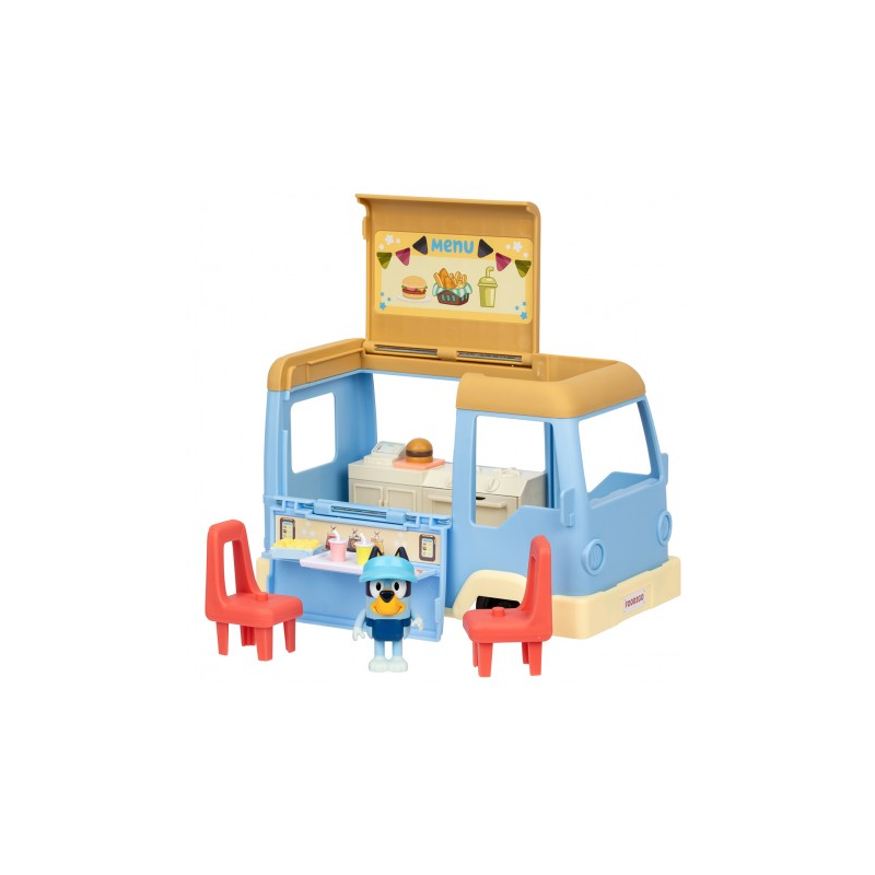 Playset Food Truck Bluey con Figura y Accesorios