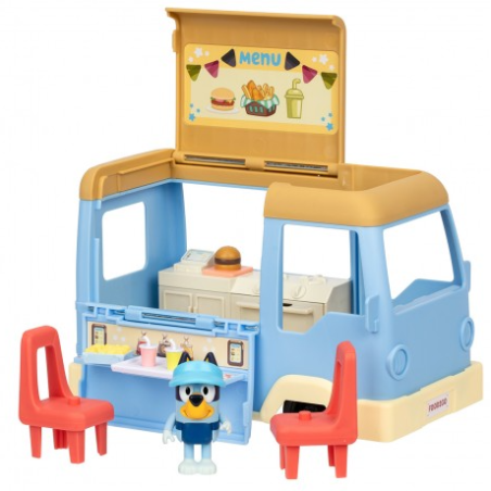 Playset Food Truck Bluey con Figura y Accesorios