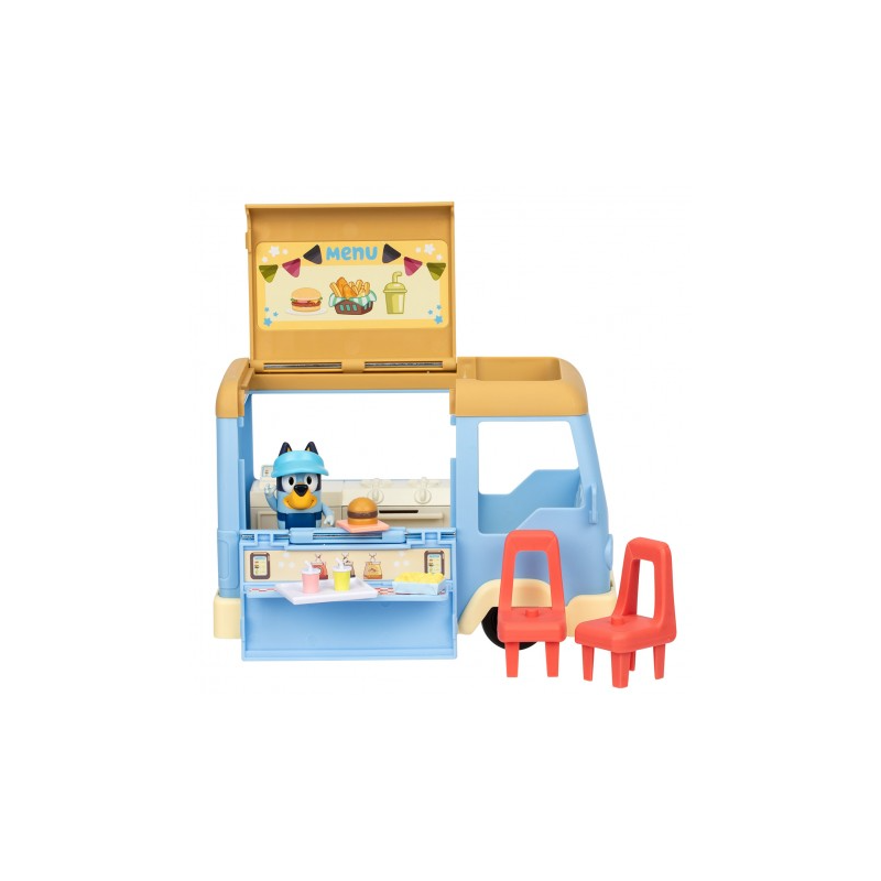 Playset Food Truck Bluey con Figura y Accesorios