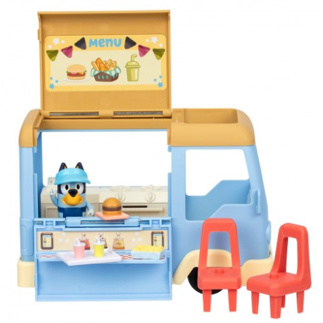 Playset Food Truck Bluey con Figura y Accesorios