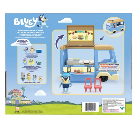 Playset Food Truck Bluey con Figura y Accesorios