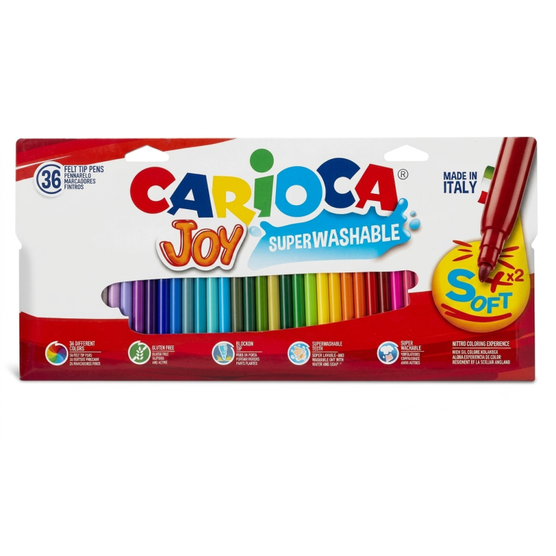 Carioca Joy Pack 36 Rotuladores Super Washable