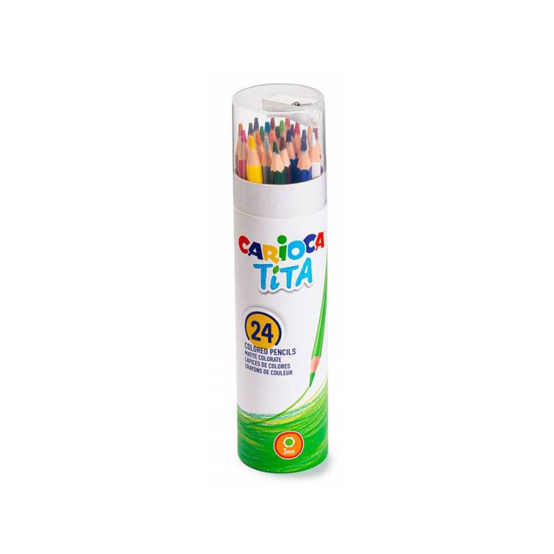 Carioca Tita Pack 24 Lápices de Colores