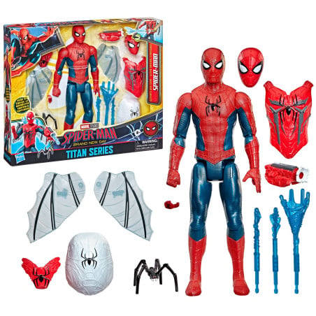 Spiderman Brand New Day Titan Con Accesorios