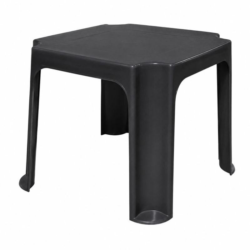 Mesa Infantil De Plástico Blanca/Negra Surtida