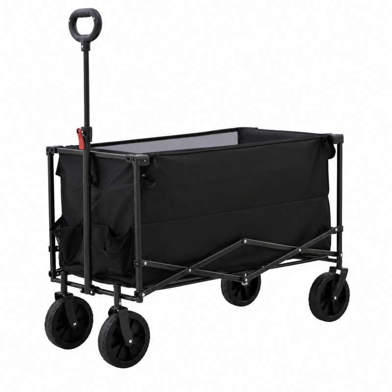 Carro De Jardín Plegable 97x51x87/107 cm