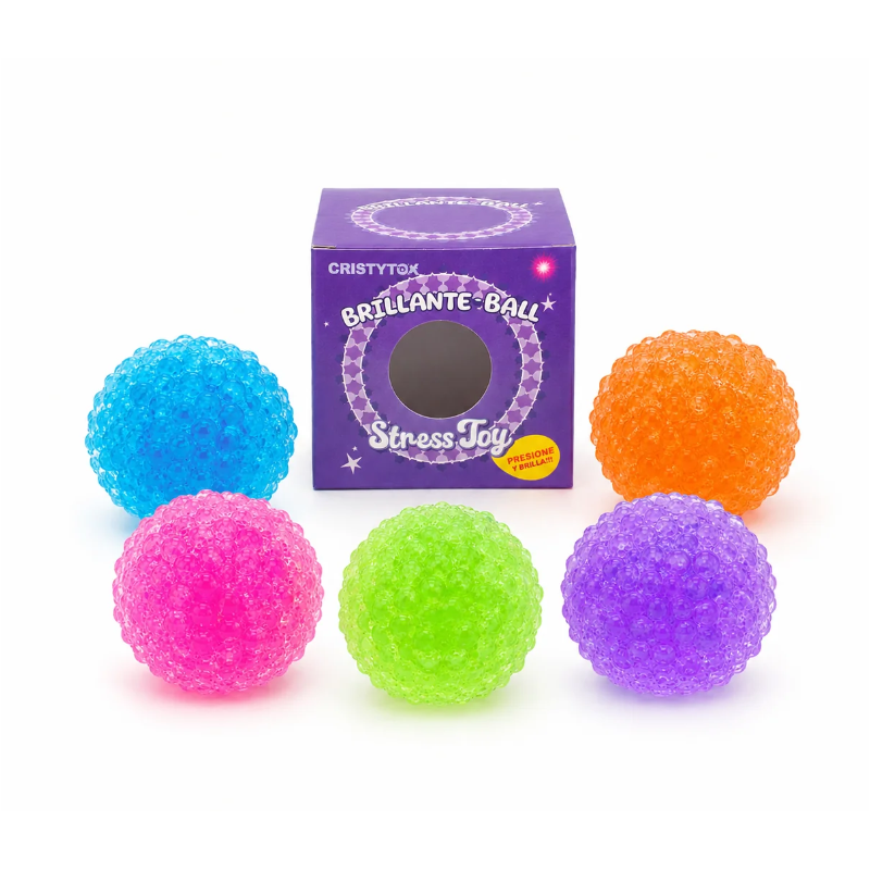 Squishy Bola Diamante Con Brillo Surtida