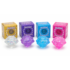 Squishy Bola Con Forma De Diamante Con Brillo Surtida 2