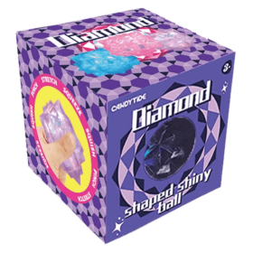 Squishy Bola Con Forma De Diamante Con Brillo Surtida