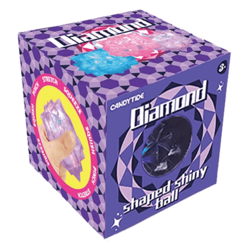 Squishy Bola Con Forma De Diamante Con Brillo Surtida