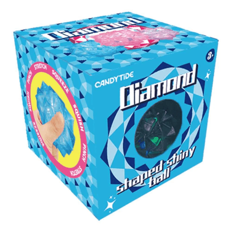 Squishy Bola Con Forma De Diamante Con Brillo Surtida