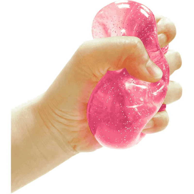 Squishy Cubo Hielo con Brillo Dorado Surtido