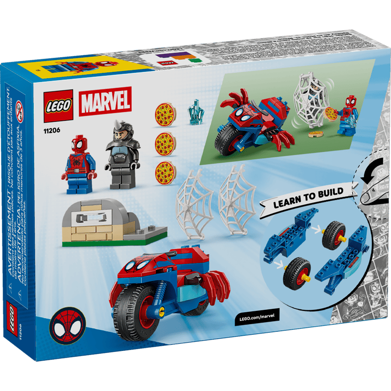 LEGO Spidey En Su Moto VS Rino
