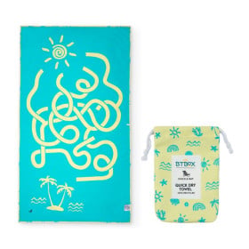 Toalla Dock & Bay Neon Laberinto L