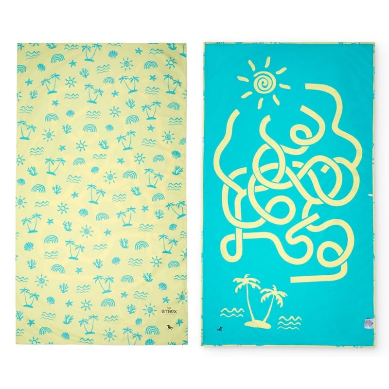Toalla Dock & Bay Neon Laberinto L
