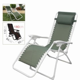 Tumbona Caqui Con Almohada 112x65x84 cm 2