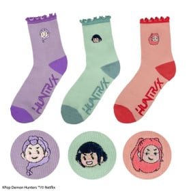 Pack 3 Calcetines Logo K-Pop Demon Hunters