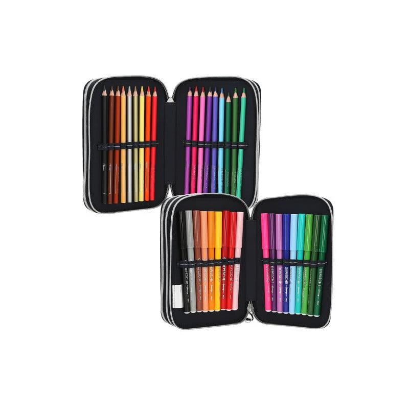 Action World Estuche Triple
