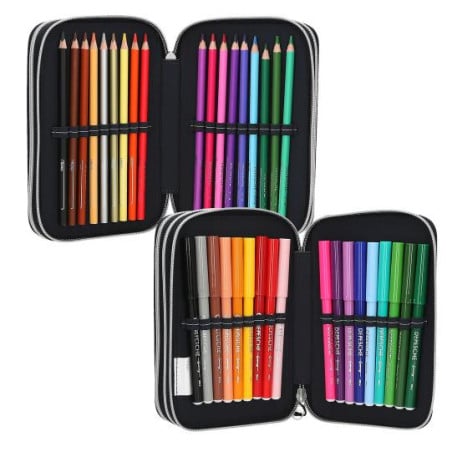 Action World Estuche Triple