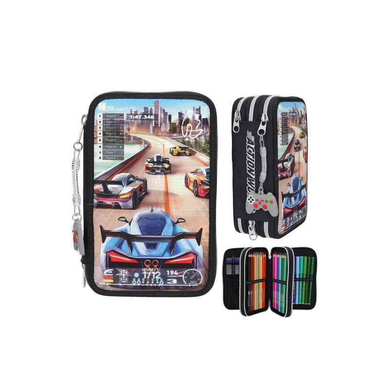 Action World Estuche Triple