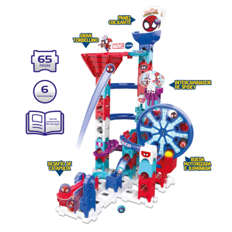 Marble Rush Spidey Circuito Interactivo de Canicas VTech