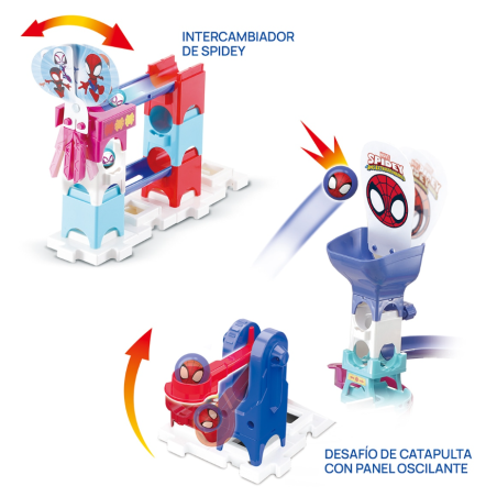 Marble Rush Spidey Circuito Interactivo de Canicas VTech