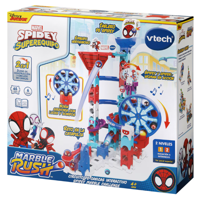 Marble Rush Spidey Circuito Interactivo de Canicas VTech