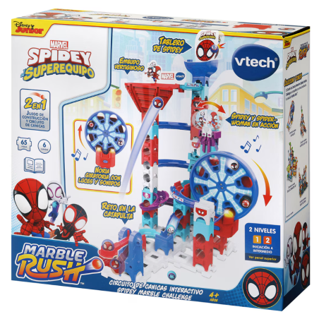 Marble Rush Spidey Circuito Interactivo de Canicas VTech