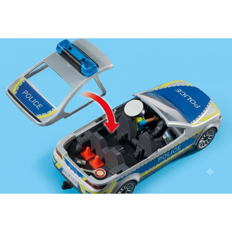 Playmobil Coche Patrulla Action Heroes 71729