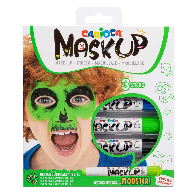 Carioca Mask Up Monstruo 3 Barras de Maquillaje