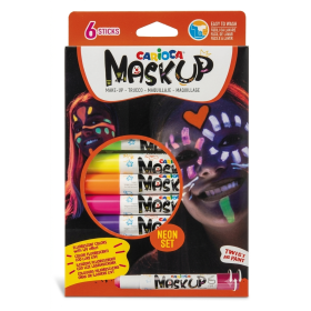 Carioca Mask Up Neon 6 Barras de Maquillaje Facial