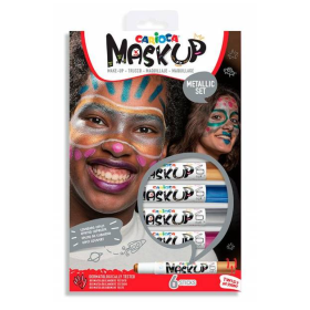 Carioca Mask Up Metálico 6 Barras de Maquillaje Facial