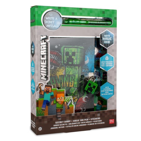 Diario con Boli Mágico Minecraft