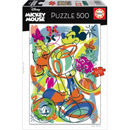 Puzzle Mickey & Firends 500 Pzs De Educa